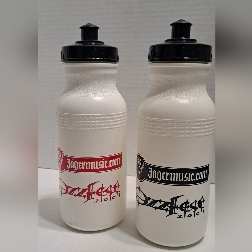 Vintage Ozzfest 2001 Union Underground White Water Bottle Set Jagermusic